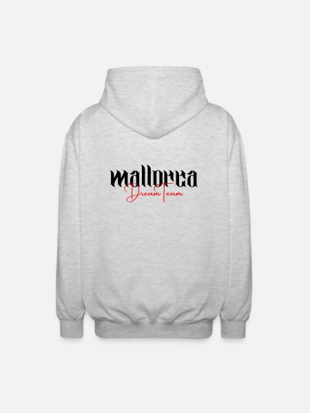 Mallorca Dream Team - Unisex Hooded Jacket - light heather grey