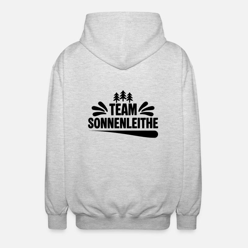 Team Schwarzenberg Sonnenleithe - Unisex Kapuzenjacke - Hellgrau meliert