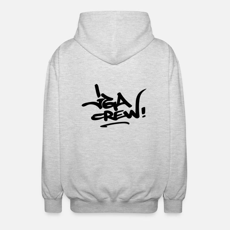 JGA Crew - Unisex Kapuzenjacke - Hellgrau meliert