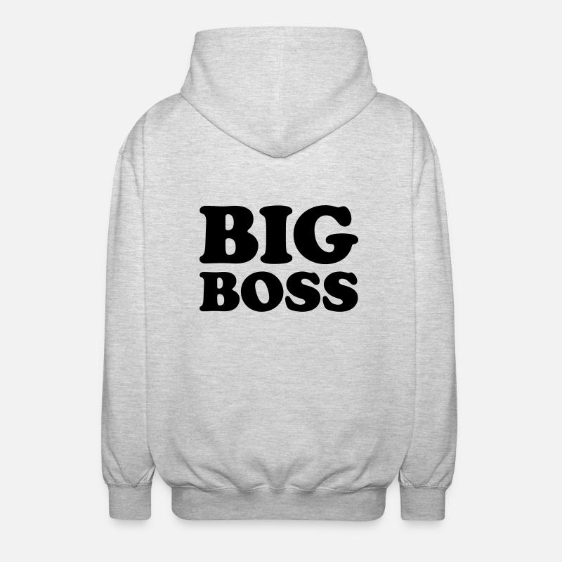 Big Boss - Veste à capuche unisexe - gris clair chiné