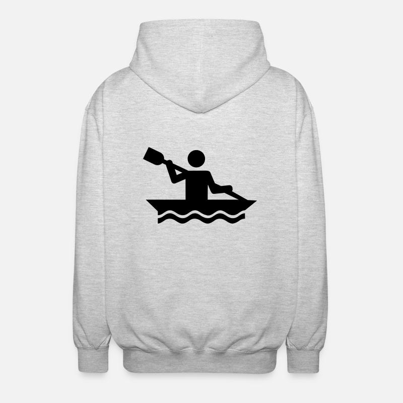 Kayak - Veste à capuche unisexe - gris clair chiné