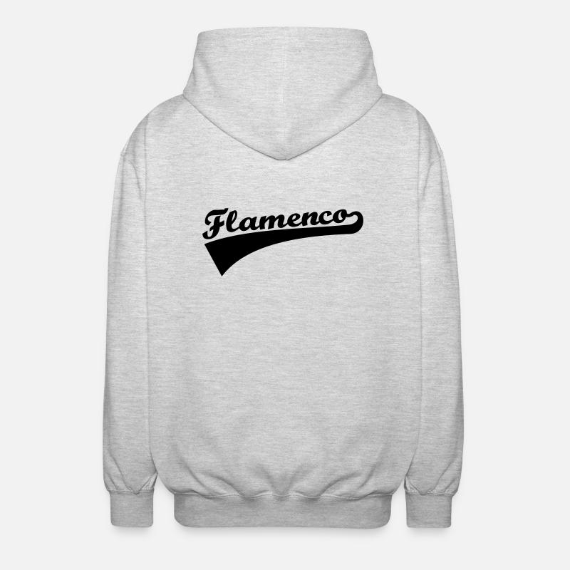 Flamenco - Unisex Kapuzenjacke - Hellgrau meliert