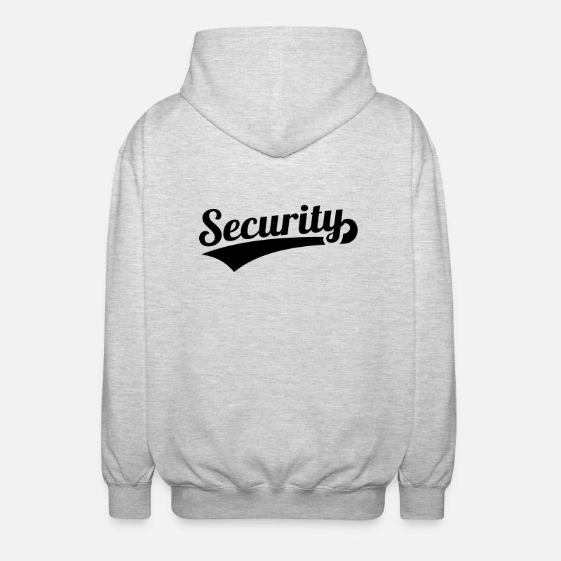 Security - Unisex Hooded Jacket - light heather grey
