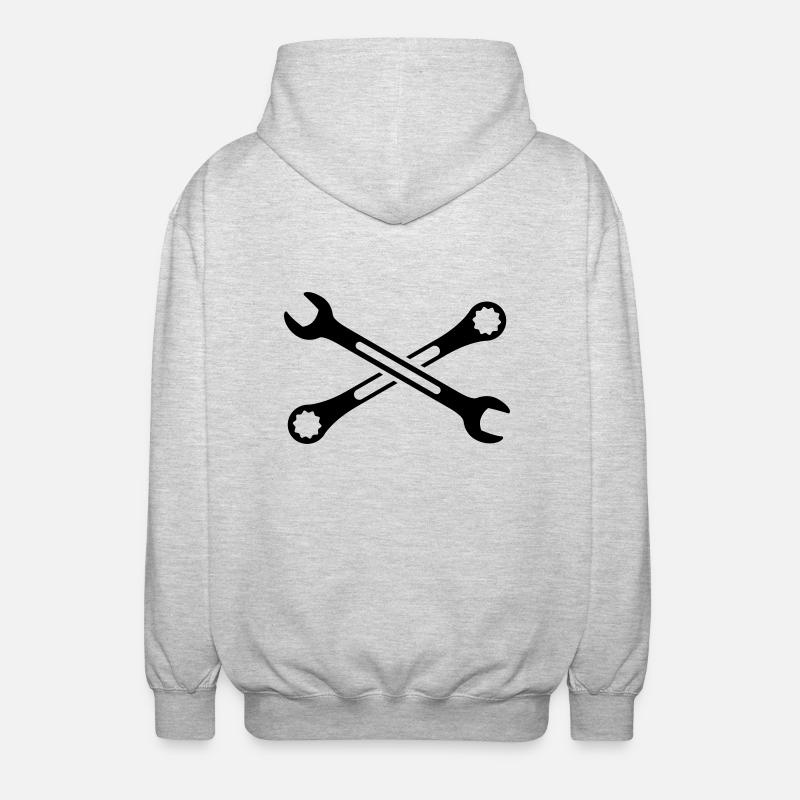 tools - Unisex Hooded Jacket - light heather grey