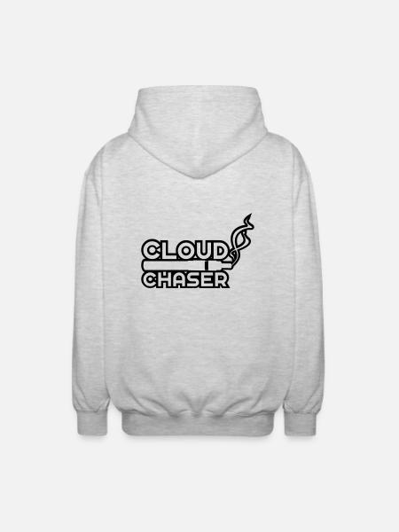 Cloudchaser - Unisex Kapuzenjacke - Hellgrau meliert