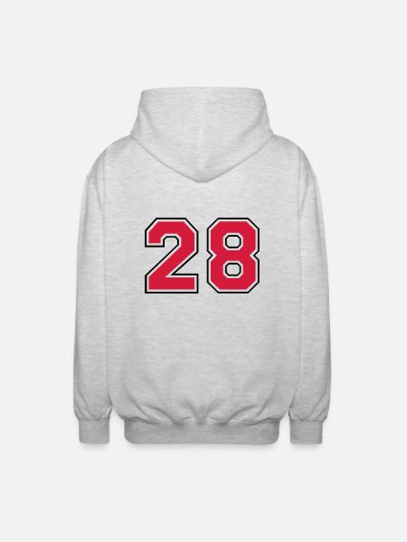 28__f2 - Unisex Hooded Jacket - light heather grey