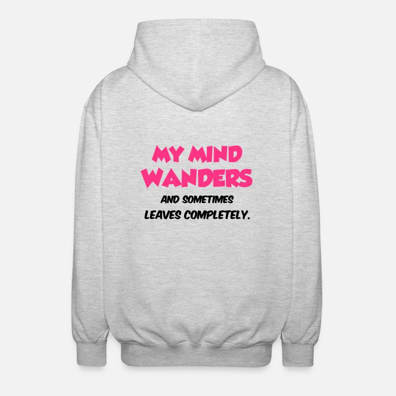 Funny - Unisex Kapuzenjacke - Hellgrau meliert