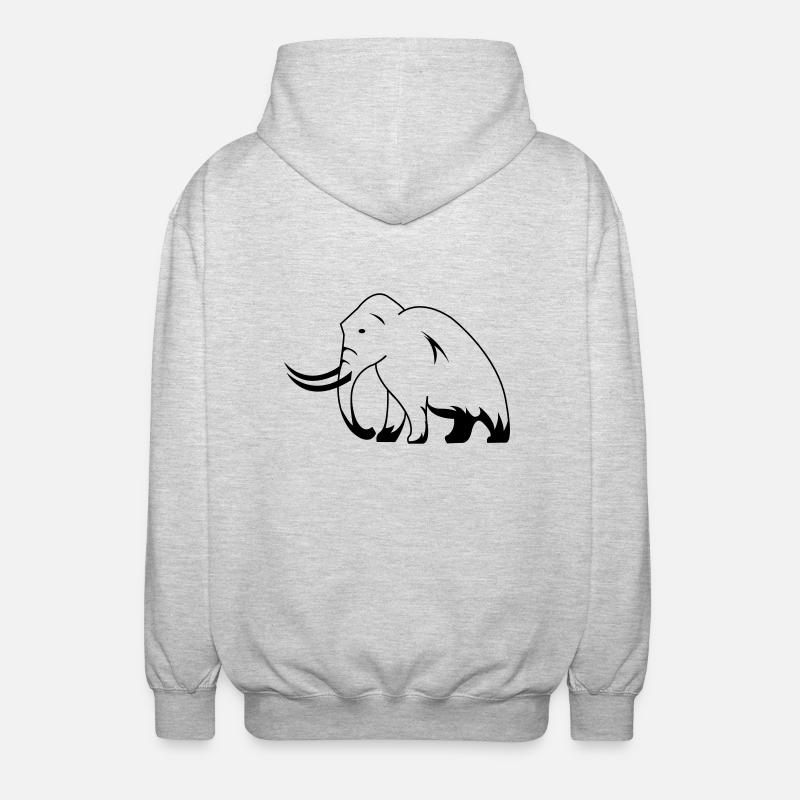 mammut - Veste à capuche unisexe - gris clair chiné