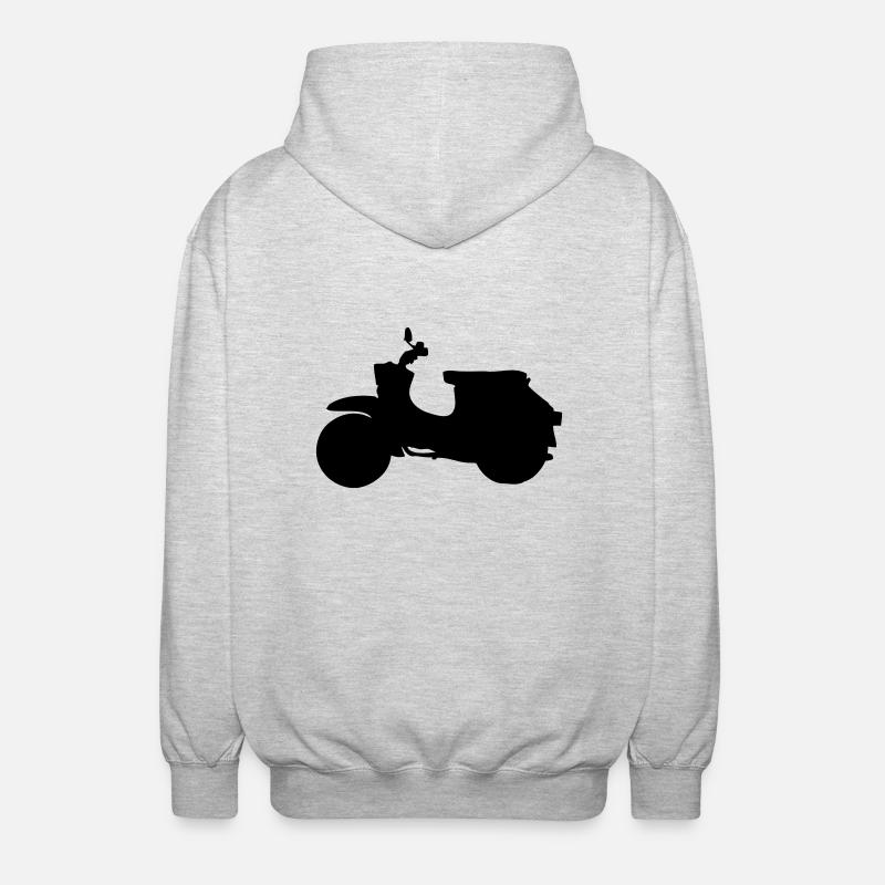 avaler profil - Veste à capuche unisexe - gris clair chiné