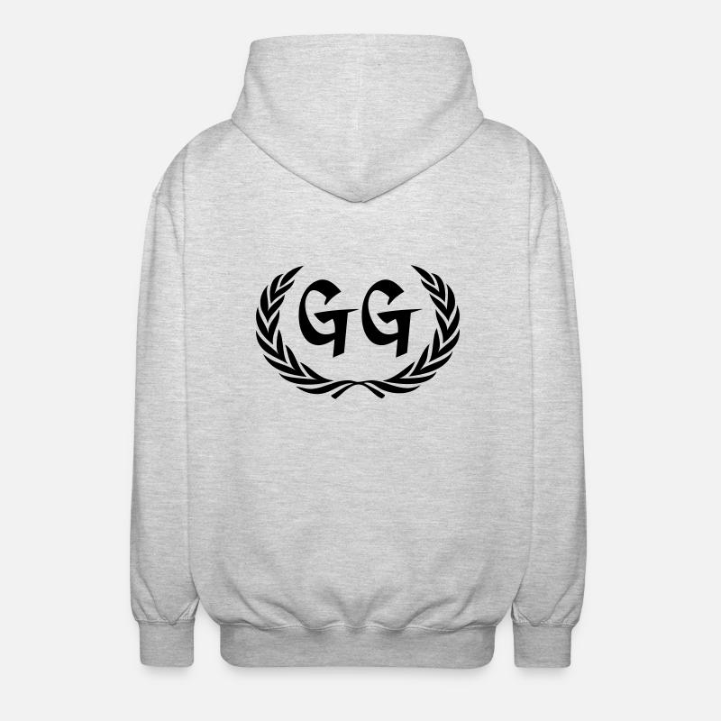 gg - Unisex Kapuzenjacke - Hellgrau meliert