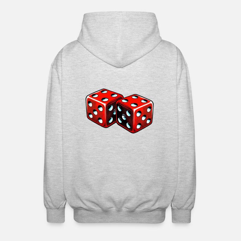 Cube 2 - Veste à capuche unisexe - gris clair chiné