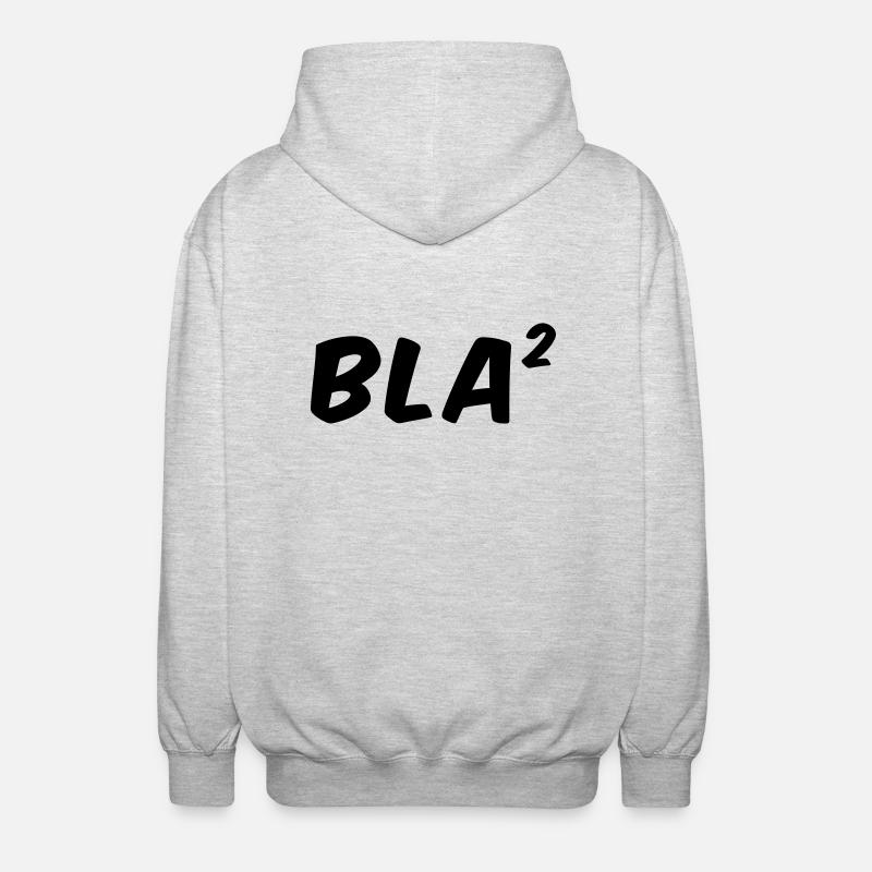 Bla Bla - Bla ² - Veste à capuche unisexe - gris clair chiné