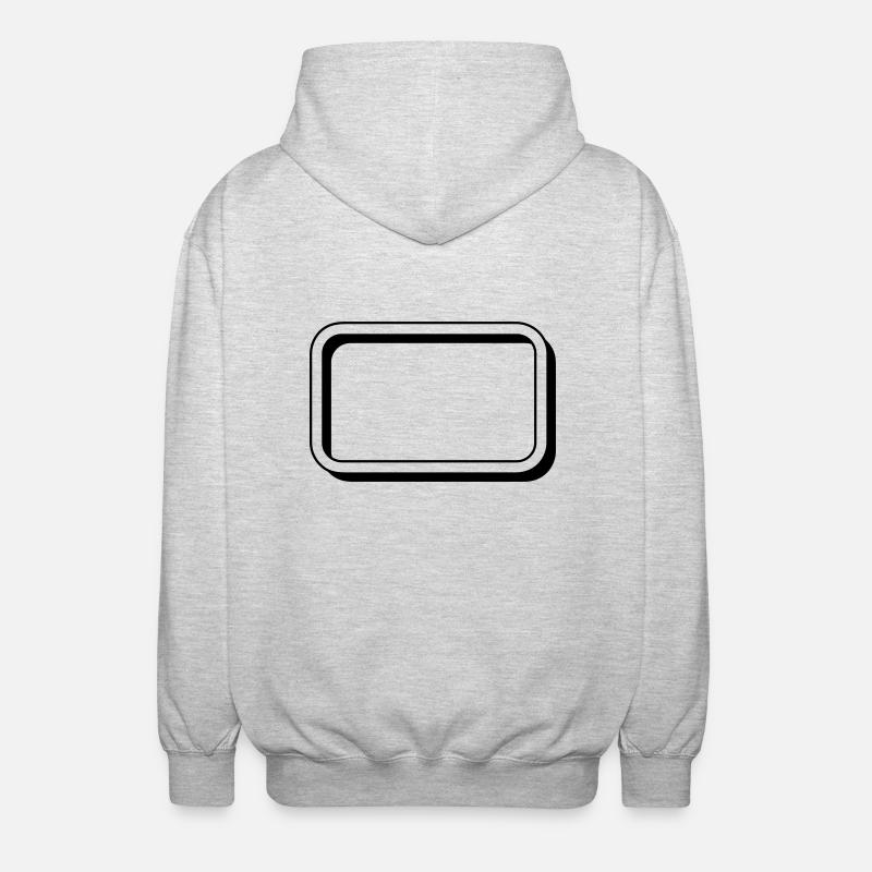 frame easy - Unisex Hooded Jacket - light heather grey