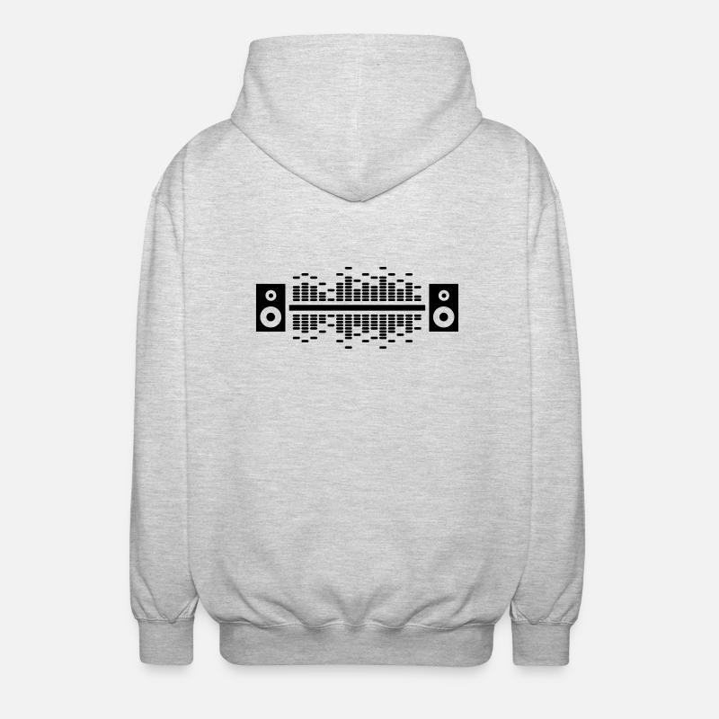 equalizer__f1 - Veste à capuche unisexe - gris clair chiné