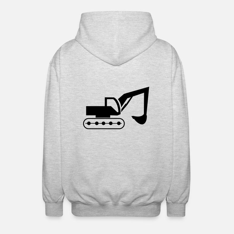 bagger - Veste à capuche unisexe - gris clair chiné