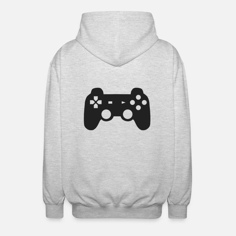 Controller - Unisex Kapuzenjacke - Hellgrau meliert