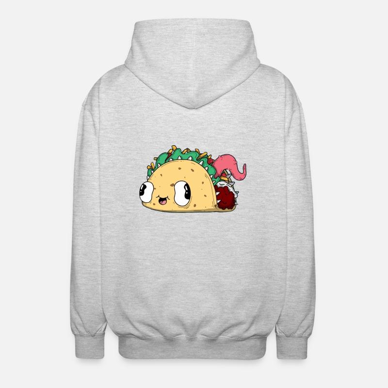 Taco - Unisex Kapuzenjacke - Hellgrau meliert