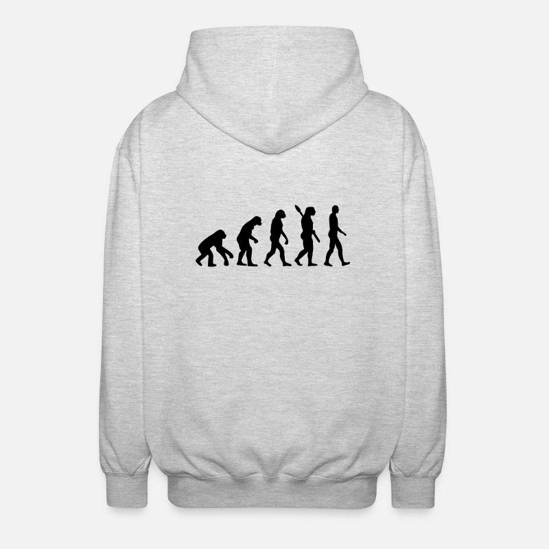 Evolution - Unisex Hooded Jacket - light heather grey