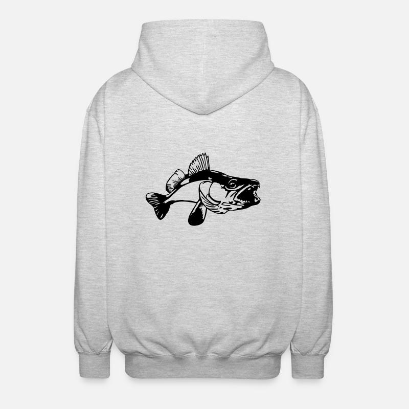 Zander Maul - Unisex Kapuzenjacke - Hellgrau meliert