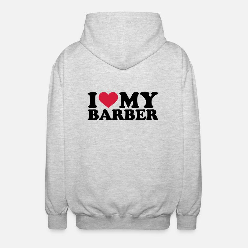 Barbier - Unisex Kapuzenjacke - Hellgrau meliert
