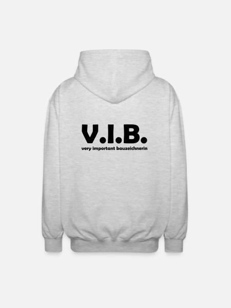 bauzeichnerin - Unisex Kapuzenjacke - Hellgrau meliert