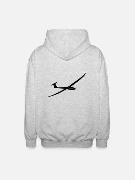 Duo Discus - Unisex Kapuzenjacke - Hellgrau meliert