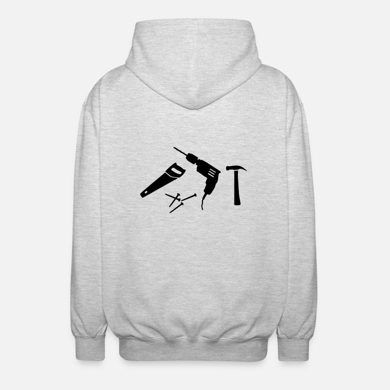 tools - Unisex Hooded Jacket - light heather grey