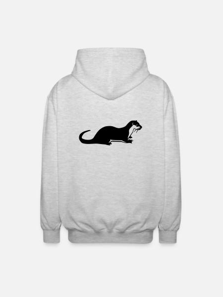 Otter - Unisex Hooded Jacket - light heather grey