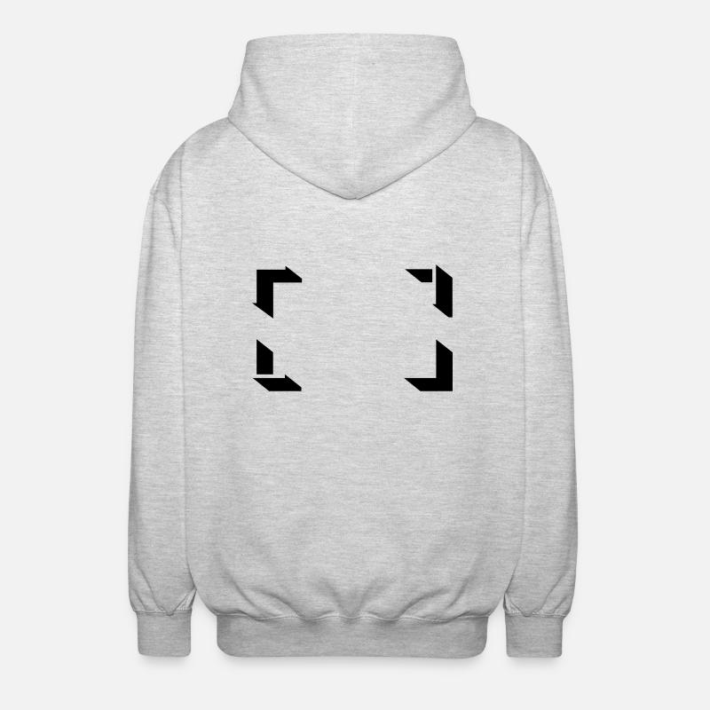 Frame - Veste à capuche unisexe - gris clair chiné