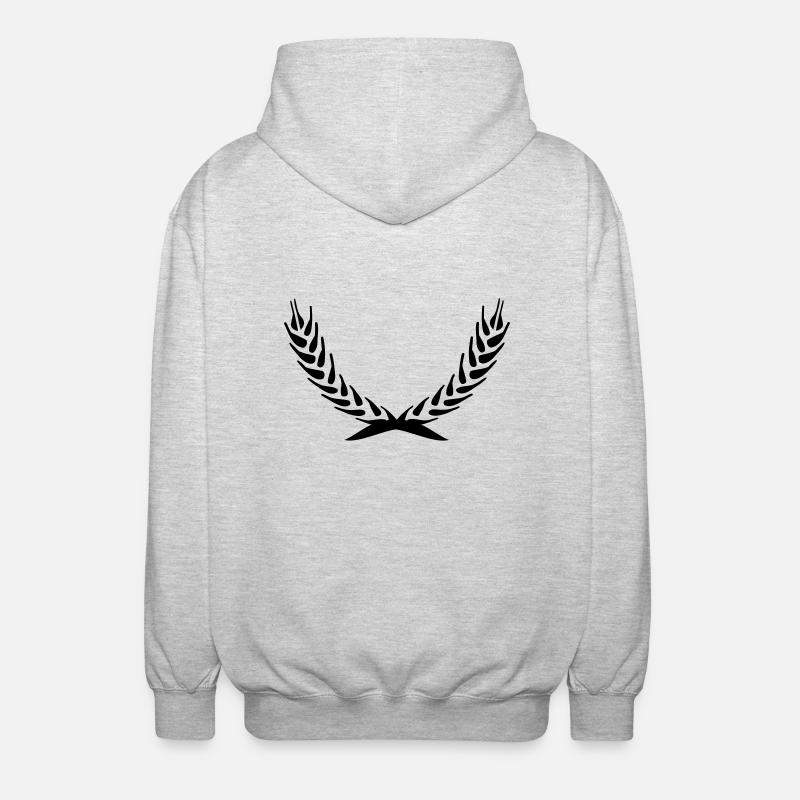 oreilles - Veste à capuche unisexe - gris clair chiné