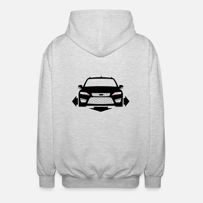 Bad Mdo - Unisex Kapuzenjacke - Hellgrau meliert
