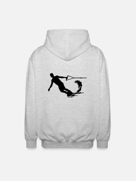 Wakeboard - Unisex Hooded Jacket - light heather grey