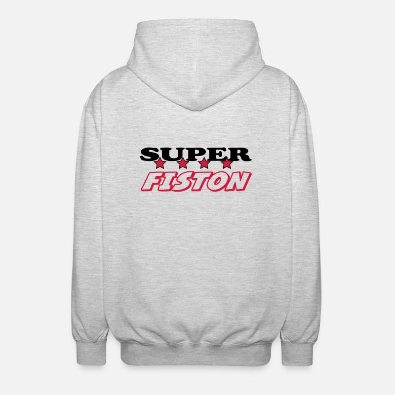 Super fiston - Veste à capuche unisexe - gris clair chiné