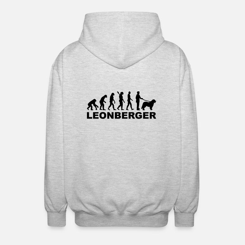 Leonberger - Unisex Kapuzenjacke - Hellgrau meliert