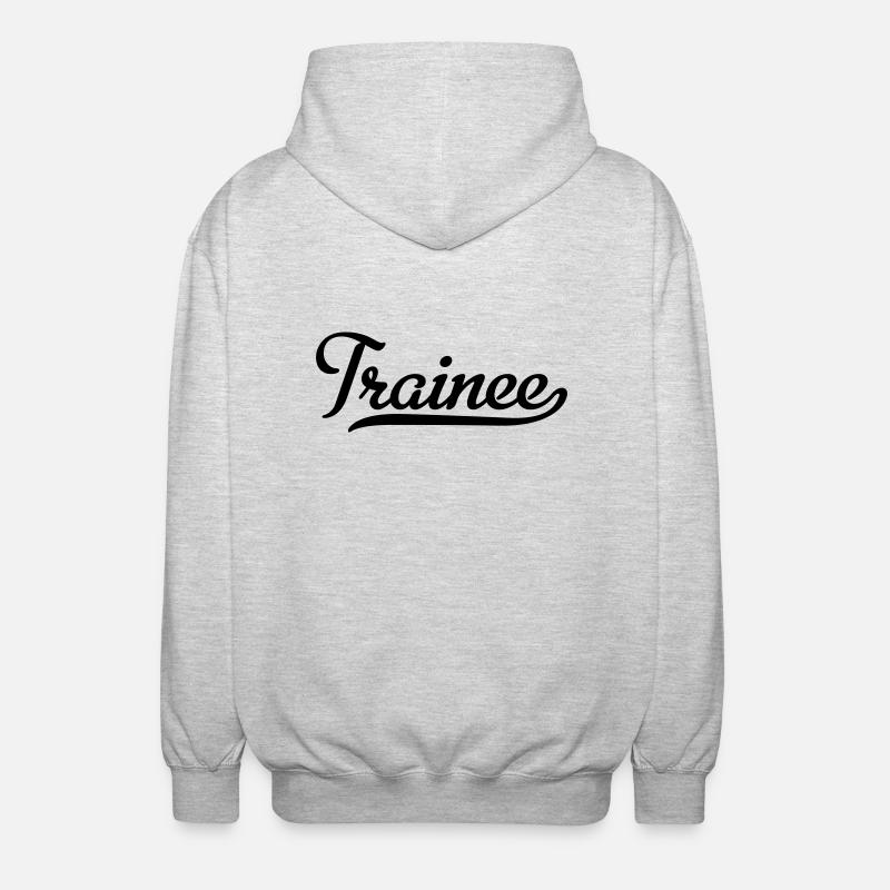 Trainee - Unisex Kapuzenjacke - Hellgrau meliert