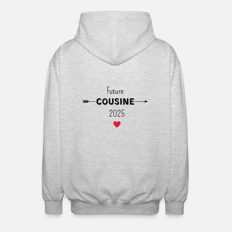 Future cousine 2025 - Veste à capuche unisexe - gris clair chiné