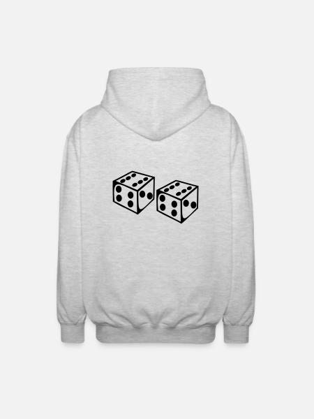 Cube - Jeu - Veste à capuche unisexe - gris clair chiné