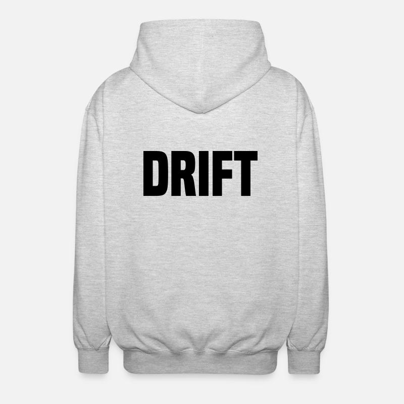 drift - Unisex Kapuzenjacke - Hellgrau meliert