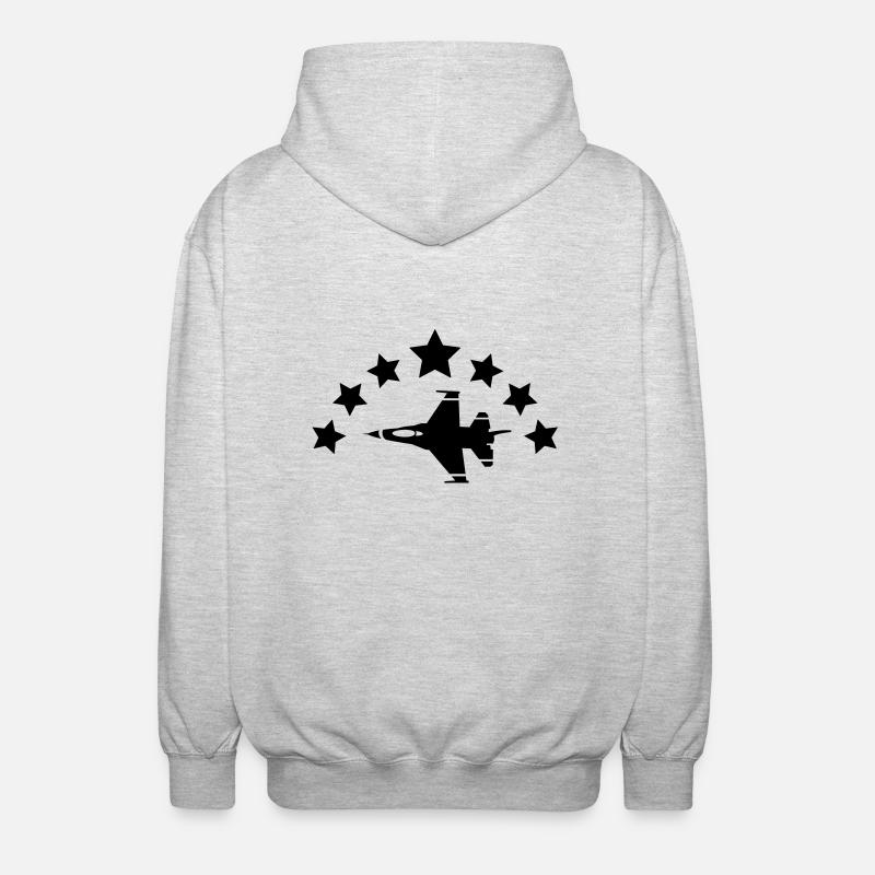 jet commence - Veste à capuche unisexe - gris clair chiné