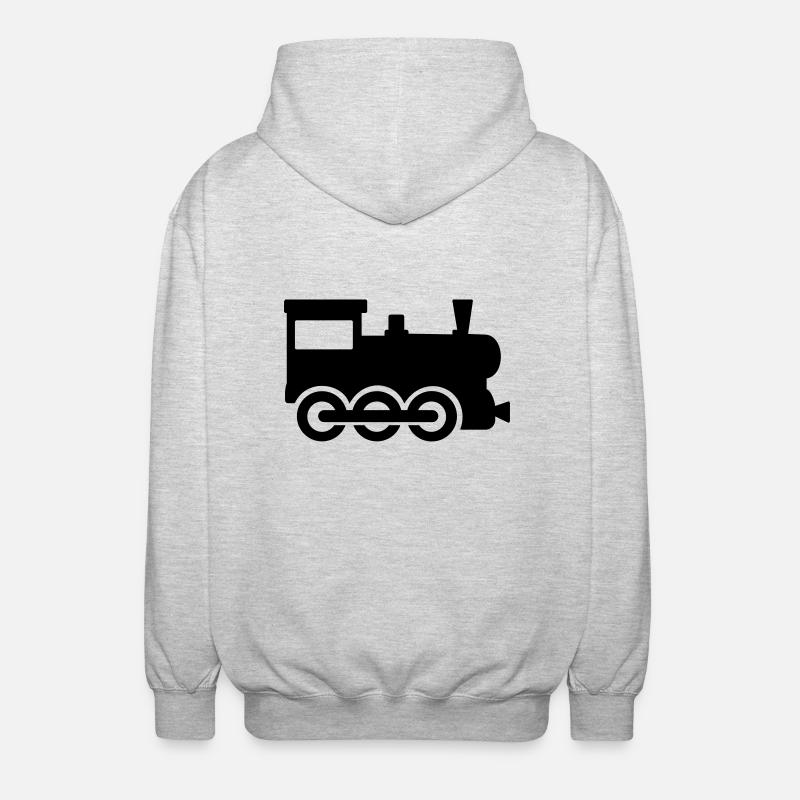 Train - Unisex Hooded Jacket - light heather grey