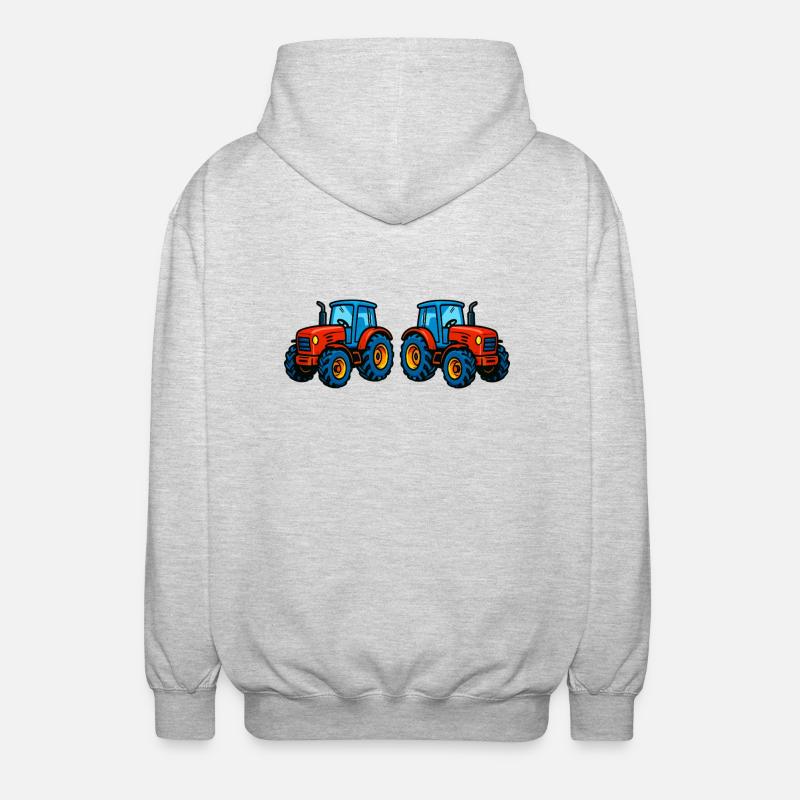 trekker 2 - Unisex Kapuzenjacke - Hellgrau meliert