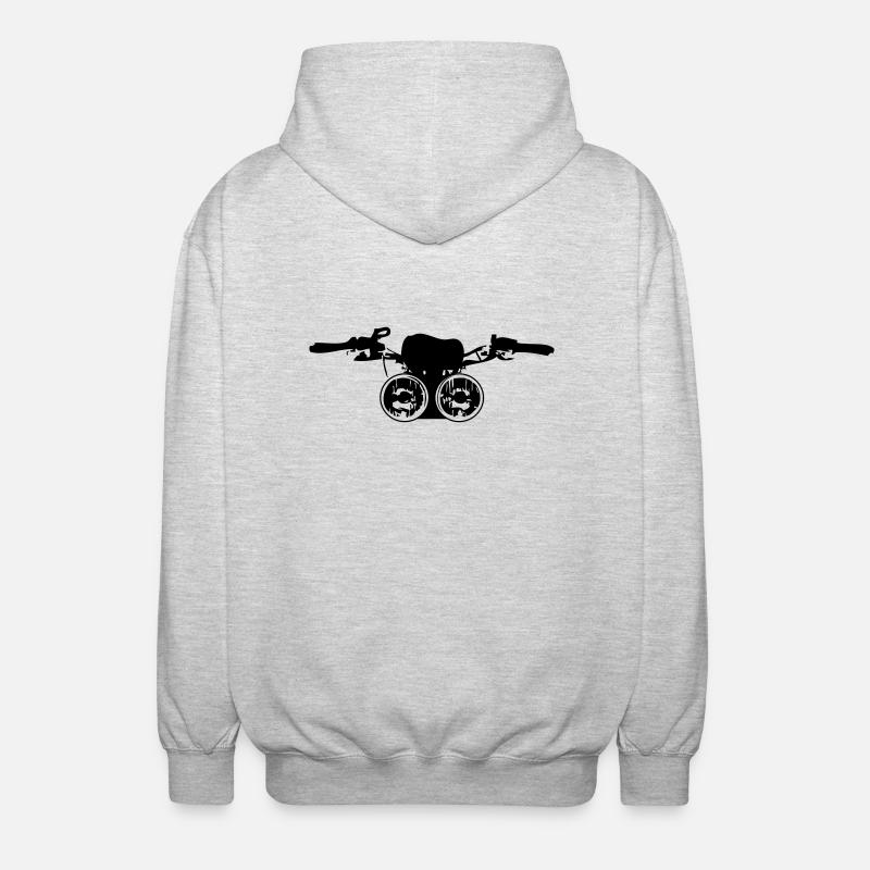 speedy - Unisex Kapuzenjacke - Hellgrau meliert