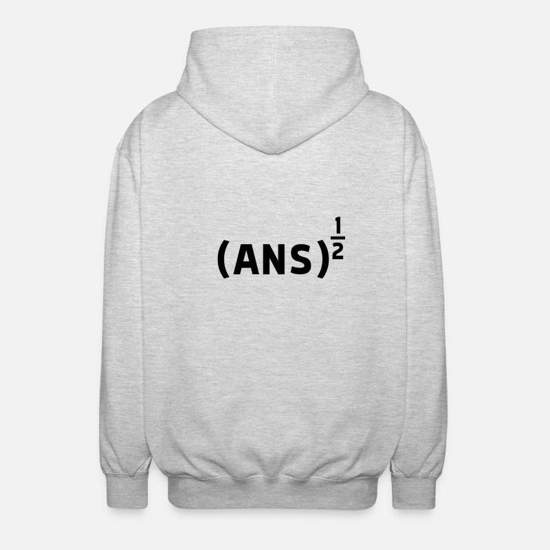 ANS 1/2 - Unisex Hooded Jacket - light heather grey