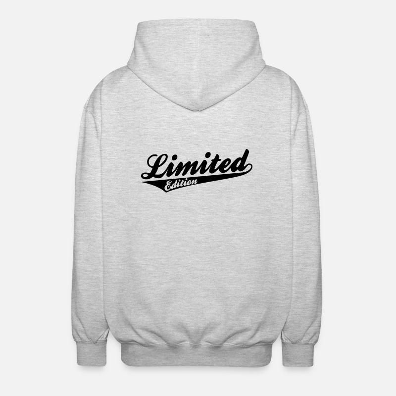 Limited Edition - Unisex Kapuzenjacke - Hellgrau meliert