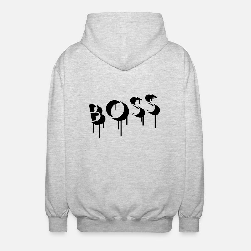 Boss Graffiti - Veste à capuche unisexe - gris clair chiné