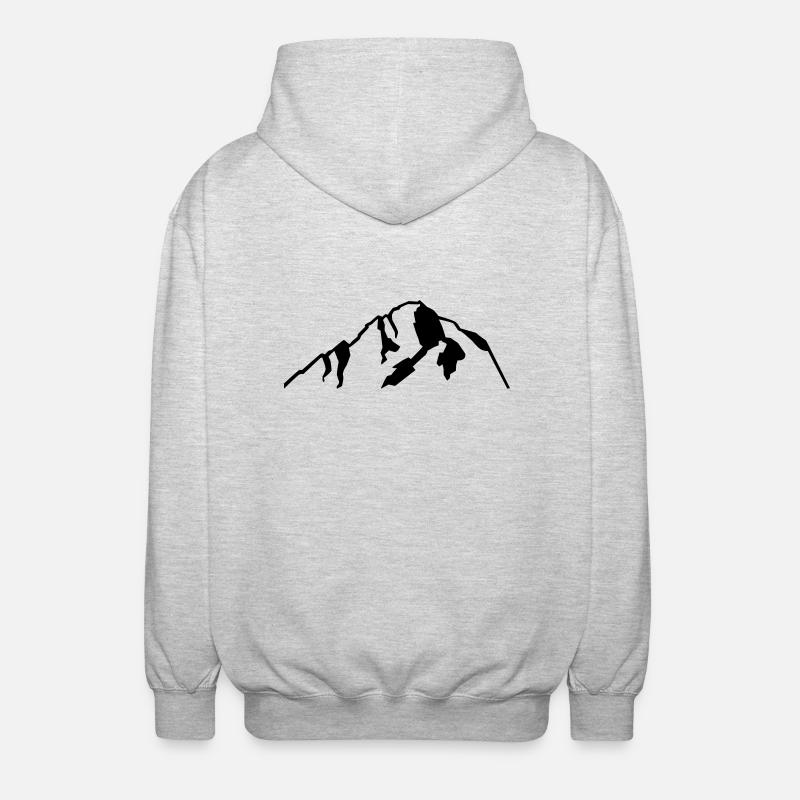 Mont Blanc - Veste à capuche unisexe - gris clair chiné