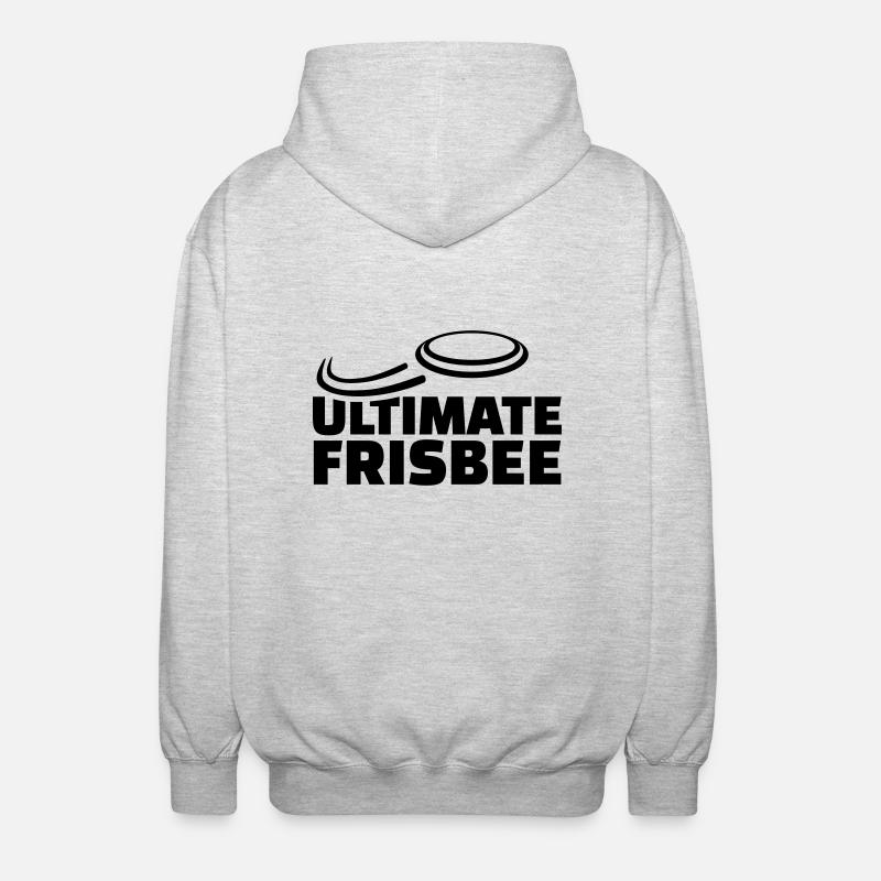 Ultimate Frisbee - Unisex Hooded Jacket - light heather grey