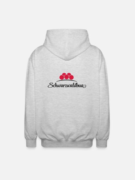 Schwarzwaldbua - Unisex Kapuzenjacke - Hellgrau meliert