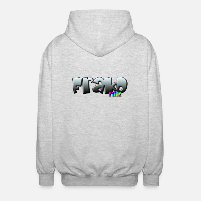 FrakD - Veste à capuche unisexe - gris clair chiné