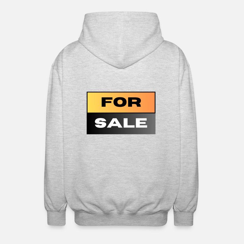À VENDRE - Veste à capuche unisexe - gris clair chiné